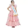 Image de Déguisement robe miss france rose 140 c
