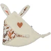 Image de Doudou attache sucette caramel forest lapin petit coeur (35 x 25 cm)