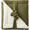 Image de Couverture polaire double gaze de coton fougère (70 x 100 cm)