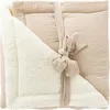 Image de Couverture polaire double gaze de coton biscuit (70 x 100 cm)