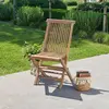 Image de Chaise de jardin en teck huilé pliante