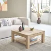 Image de Table basse carrée en bois de teck