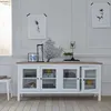 Image de Buffet bois d'acajou et teck 4 portes