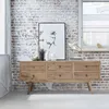 Image de Commode en bois de mindi 6 tiroirs