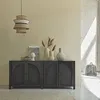 Image de Buffet manguier et cannage noir