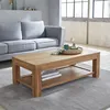 Image de Table basse rectangulaire teck brut