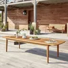 Image de Table jardin extensible teck recyclé 12p