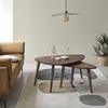 Image de Lot de tables basses en mindi massif