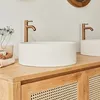 Image de Vasque tambour en béton beige