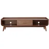 Image de Meuble tv bois noyer 180 cm hallen