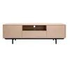 Image de Meuble tv finition bois chêne avec niche ouverte l160 cm manny