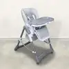 Image de Chaise haute bébé pliable - gris clair