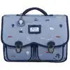 Image de Cartable x tartine et chocolat globe-trotter bleu (33 cm)
