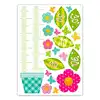 Image de Sticker enfant fleurs- 70 x 50 cm -