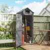 Image de Armoire de jardin 3 étagères 2 portes