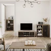 Image de Buffet design industriel 3 niches placard porte métal