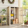 Image de Armoire de jardin 2 portes persiennes
