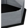 Image de Bac à sable enfant design bateau - voile, gouvernail - bois gris