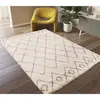 Image de Tapis shaggy 200x290 crème