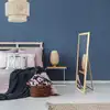 Image de Miroir - home deco factory - sur pied - en bois - marron