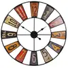 Image de Horloge - home deco factory - recyclerie - décorative - multicolore