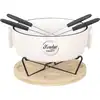 Image de Service a fondue chauffe plat et pique x4 m4