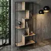 Image de Etagere - home deco factory - edison - industriel - vintage - marron et noir