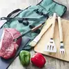 Image de Ustensile barbecue - cook concept - pratique - gain de place - noir et marron