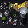 Image de Set à cocktail - cook concept - 16 accessoires - argent
