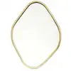 Image de Miroir - home deco factory - deco losange - contour doré - or