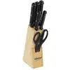 Image de Bloc 5 couteaux et ciseaux de cuisine m6