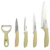 Image de Lot de 4 couteaux - cook concept - acier inoxydable - beige