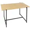 Image de Table basse - home deco factory - loka - design - bois et métal - marron et noir