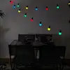 Image de Guirlande lumineuse - home deco factory - solaire - multicolore - 20 leds