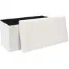 Image de Banc - home deco factory - pliable - côtelé - gris
