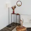Image de Sellette - home deco factory - effet acacia - noir et marron