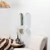 Image de Miroir - home deco factory - corfu - blanc - set de trois miroirs