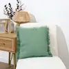 Image de Coussin - home deco factory - gaufré - vert - 40 x 40 cm