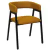 Image de Lot de 2 fauteuils - home deco factory - atome - design - ergonomiques - jaunes