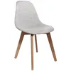 Image de Chaise scandi en grosse maille flora -