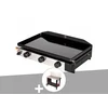 Image de Plancha gaz à poser 3 brûleurs solia 300 - somagic + chariot plancha en métal sa