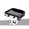 Image de Plancha gaz à poser 2 brûleurs solia 200 - somagic + chariot plancha en métal sa