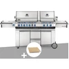 Image de Barbecue à gaz prestige pro 825 + pierre à pizza large rectangle - napoleon