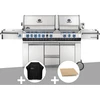 Image de Barbecue à gaz prestige pro 825 + housse de protection + pierre à pizza large re