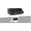 Image de Plancha gaz origin 60 acier châssis inox + housse - forge adour