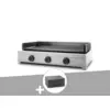 Image de Plancha gaz modern 75 inox avec housse - forge adour