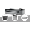 Image de Plancha électrique premium 60 inox avec chariot, housse et couvercle - forge ado