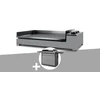 Image de Plancha gaz premium 75 acier avec chariot - forge adour