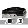 Image de Plancha gaz signature allure 260 duo + housse de protection + desserte - le marq