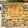 Image de Suspension solaire beige maya